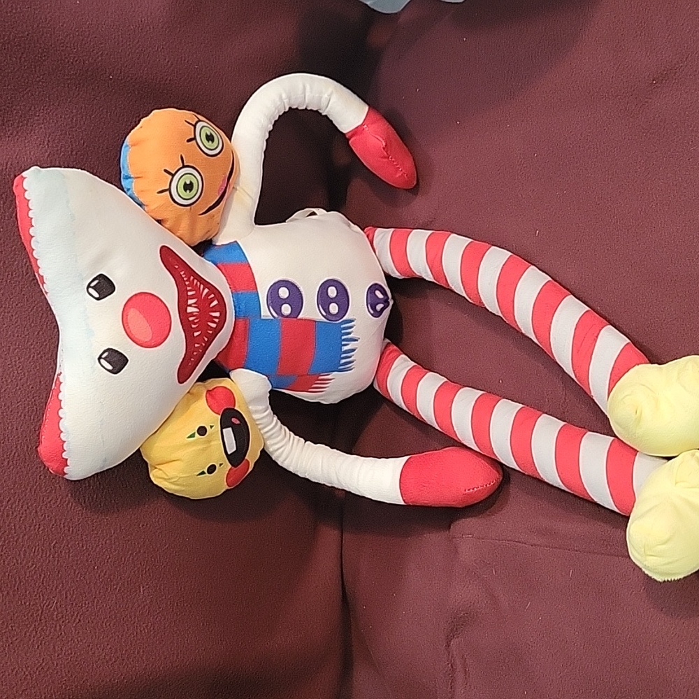 Huggy Wuggy Colorful Plush Clown Toy